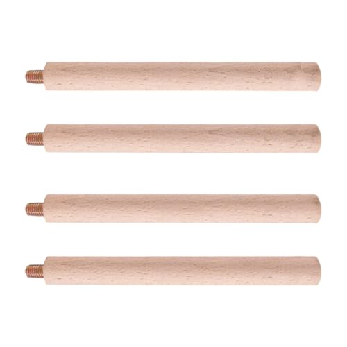 Ronyme 4 Stück Hamster-Plattformbeine, Käfigzubehör, Ständer, Holzsäulen, stehend für Ratten, Kleintiere, Chinchillas, Lemminge, Mäuse von Ronyme