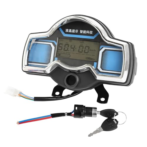 Ronyme 48-72 V Elektro-Dreirad-Armaturenbrett-Tachometer-Hintergrundbeleuchtung, einfache Installation, Digitalanzeige von Ronyme