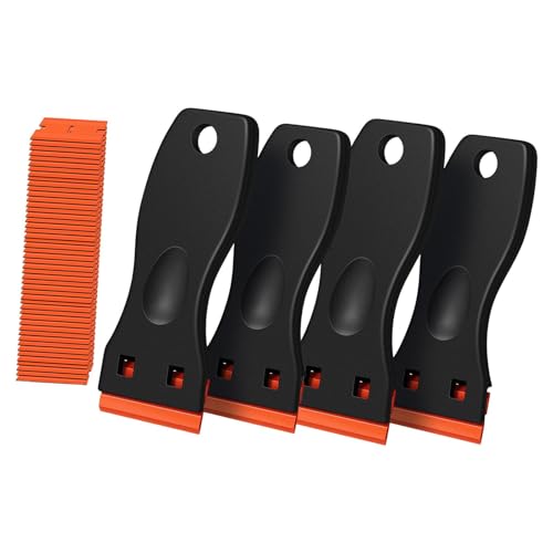Ronyme 4Pcs Reinigung Schaber Aufkleber Entfernung Schaber Aufkleber Kleber Entferner für von Ronyme