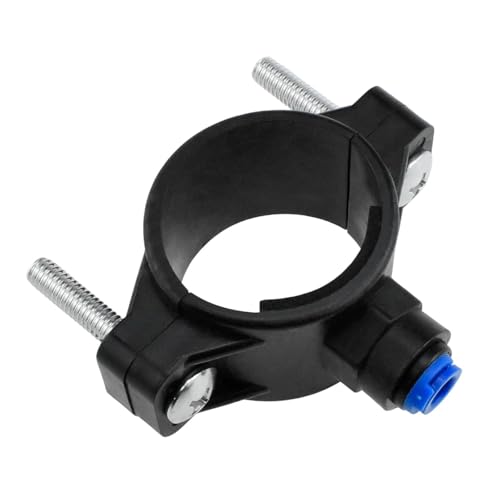 Ronyme Abflusssattelklemme für Wasserreiniger, Abflusssattelclip, System, schnelle Umkehrung unter der Spüle, robuste, schnell montierbare Filterklemme, Black Ronyme Abflusssattelklemme für Wasserreiniger, Abflusssattelclip, System, schnelle Umkehrung unter der Spüle, robuste, schnell montierbare Filterklemme, Black von Ronyme