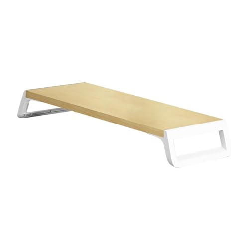 Computerständer ständer Riser Holz Tragbar für Drucker Holz Desktop Oraganizer Regal Computer Riser, Holz und weiß Computerständer ständer Riser Holz Tragbar für Drucker Holz Desktop Oraganizer Regal Computer Riser, Holz und weiß von Ronyme