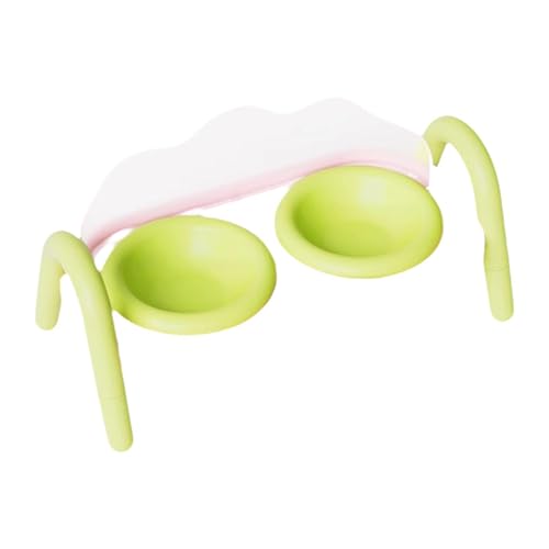 Ronyme Erhöhte Katzennäpfe, Futternäpfe mit Ständer, Abnehmbar, rutschfest, Erhöht für Katzen Und Welpen, Futter Und Wassernapf für Haustiere, Katzennäpfe, Grün Ronyme Erhöhte Katzennäpfe, Futternäpfe mit Ständer, Abnehmbar, rutschfest, Erhöht für Katzen Und Welpen, Futter Und Wassernapf für Haustiere, Katzennäpfe, Grün von Ronyme