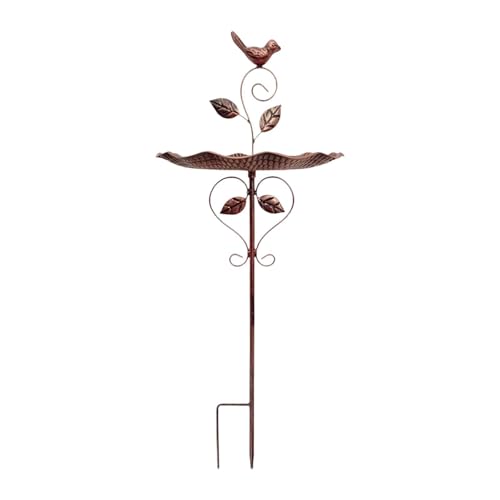 Ronyme Futternapf mit Pfahl Gartendeko Vogelbad für Draußen für Rasen Hof Draußen, Style A Ronyme Futternapf mit Pfahl Gartendeko Vogelbad für Draußen für Rasen Hof Draußen, Style A von Ronyme