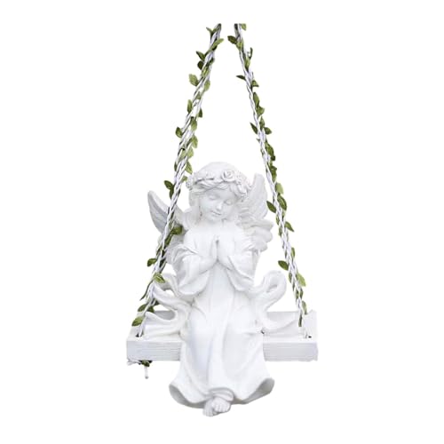 Ronyme Garten Harz Dekoration Im Freien Hängende Figurine Dekorative Fee Statue Skulptur, Weiß Ronyme Garten Harz Dekoration Im Freien Hängende Figurine Dekorative Fee Statue Skulptur, Weiß von Ronyme