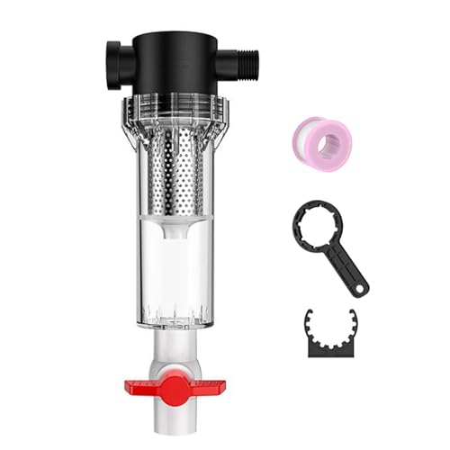 Ronyme Interner Fischtankfilter Sedimentfilter Professioneller auslaufsicherer einfacher Installationsgeschenke 1/2-Zoll-Gewinde-Entwässerssammler, 10 Mesh von Ronyme