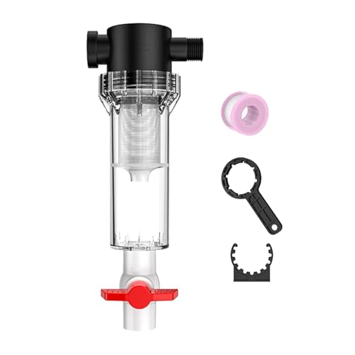 Ronyme Interner Fischtankfilter Sedimentfilter Professioneller auslaufsicherer einfacher Installationsgeschenke 1/2-Zoll-Gewinde-Entwässerssammler, 40 Mesh von Ronyme
