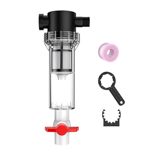 Ronyme Interner Fischtankfilter Sedimentfilter Professioneller auslaufsicherer einfacher Installationsgeschenke 1/2-Zoll-Gewinde-Entwässerssammler, 80 Maschen von Ronyme