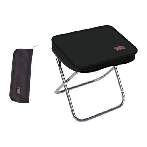 Ronyme Klappende Campinghocker -Campen -Sitzhocker Faltbare tragbare Handtaschenhocker Picknickstuhl für Barbecue Skizzieren Rucksack, L Aluminum Alloy von Ronyme