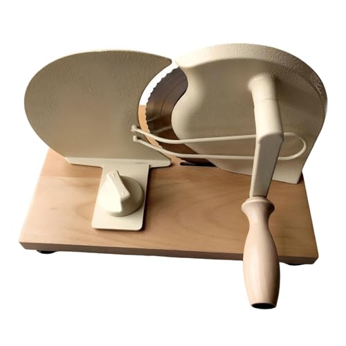 Ronyme Manueller Brotschneider für selbstgebackenes Brot, gleichmäßiges Schneiden, klassischer Lebensmittelschneider, zu bedienen, einstellbare Ronyme Manueller Brotschneider für selbstgebackenes Brot, gleichmäßiges Schneiden, klassischer Lebensmittelschneider, zu bedienen, einstellbare von Ronyme