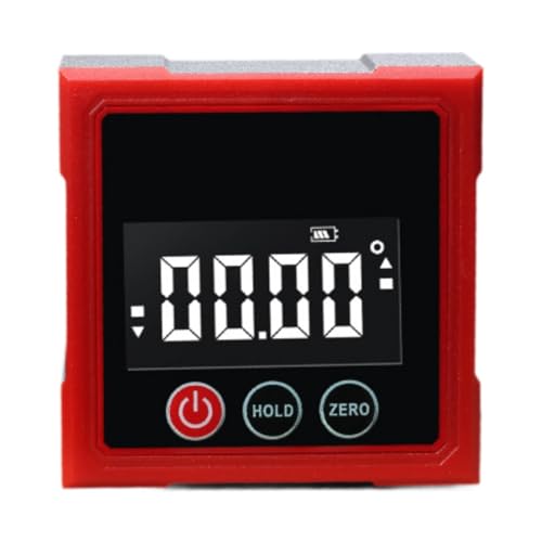 Ronyme Mini Winkelmesser, Digitaler Winkelmesser, Holzbearbeitungswerkzeuge für Mauerwerksbaumaschinen, 4-seitig magnetisch B Ronyme Mini Winkelmesser, Digitaler Winkelmesser, Holzbearbeitungswerkzeuge für Mauerwerksbaumaschinen, 4-seitig magnetisch B von Ronyme