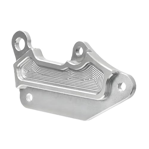 Ronyme Schwimmende Scheibenbremshalterung, 320 mm, hochfestes Modifikationszubehör aus Aluminiumlegierung, Ersatz für Crf300L RF250L, Silber Ronyme Schwimmende Scheibenbremshalterung, 320 mm, hochfestes Modifikationszubehör aus Aluminiumlegierung, Ersatz für Crf300L RF250L, Silber von Ronyme