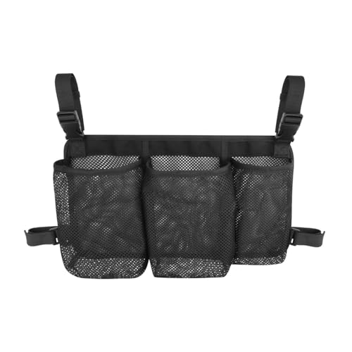 Ronyme Seitentasche für Duschstühle mit Mehreren Taschen, wiederverwendbarer Aufbewahrungsbeutel-Organizer für Senioren, Strand-Armlehnenstühle und von Ronyme