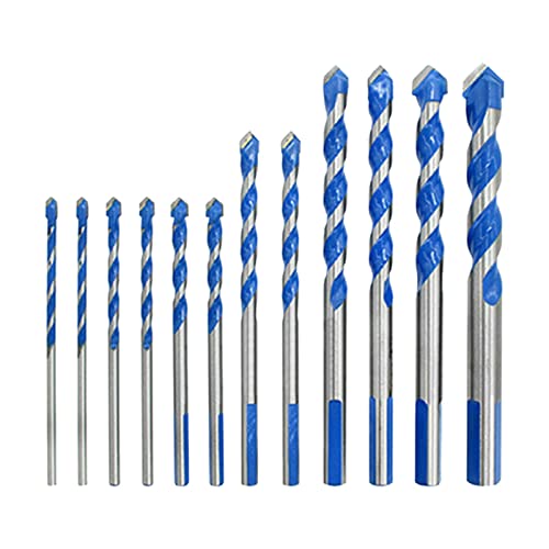 Ronyme Steinbohrer Set Lochöffner Spiralbohrer Set für Keramik Marmorbohrer Zement, Stil h von Ronyme