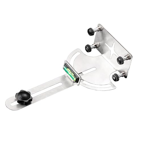 Ronyme Wandhalterung Wasserwaage Halter Drehhalterung mit Leuchtblase Edelstahl Ronyme Wandhalterung Wasserwaage Halter Drehhalterung mit Leuchtblase Edelstahl von Ronyme