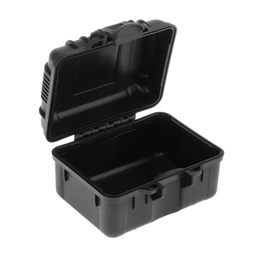 Ronyme Werkzeugkasten, Aufbewahrungskoffer, Behälter, kleine leere Box, staubdicht, Aufbewahrungsbox, Koffer, Hardware-Organizer für den Arbeitsplatz, 11cmx7.8cmx4.2cm von Ronyme