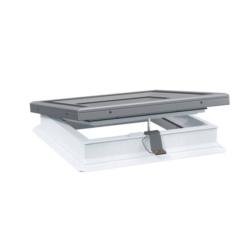 VELUX Gruppe Flachdachfenster Elektro RoofLITE+ FRE B600 mit Flachglas-Design von RoofLite
