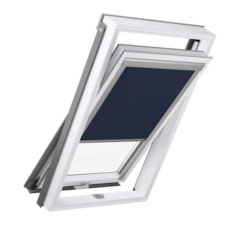 VELUX Gruppe Kunststoff Dachfenster + Rollo SOLID PVC mit Eindeckrahmen von RoofLite