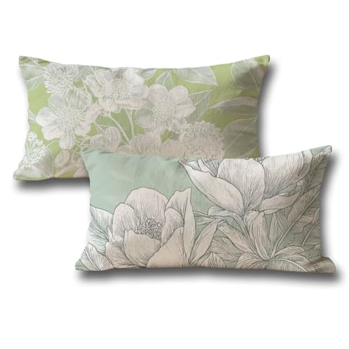 Kissen 40x60 Grau Kissenbezug Blumen 2er Set Atmungsaktiv Samt Herbstdeko Rechteckig Kopfkissen mit Verstecktem Reißverschluss Kissenbezüge für Schlafzimmer Wohnzimmer Halloween Deko Sofakissen z-241 Kissen 40x60 Grau Kissenbezug Blumen 2er Set Atmungsaktiv Samt Herbstdeko Rechteckig Kopfkissen mit Verstecktem Reißverschluss Kissenbezüge für Schlafzimmer Wohnzimmer Halloween Deko Sofakissen z-241 von Roogsoo