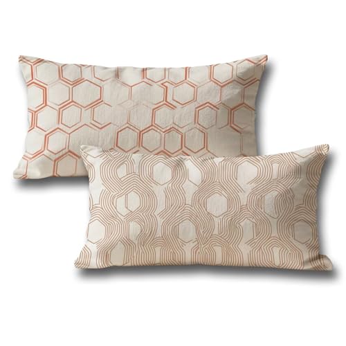 Kissen 60x80 Rosa Kissenbezug Geometrie 2er Set Atmungsaktiv Samt Herbstdeko Kopfkissen mit Verstecktem Reißverschluss Kissenbezüge für Heim Schlafzimmer Wohnzimmer Halloween Deko Sofakissen z-251 Kissen 60x80 Rosa Kissenbezug Geometrie 2er Set Atmungsaktiv Samt Herbstdeko Kopfkissen mit Verstecktem Reißverschluss Kissenbezüge für Heim Schlafzimmer Wohnzimmer Halloween Deko Sofakissen z-251 von Roogsoo