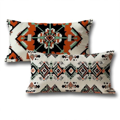 Kissen Braun Kissenbezug 50x90 2er Set Rechteckig Leinen Kopfkissen Böhmen Muster Doppelseitiger Druck Kissenbezug Herbstdeko Kissenbezüge für Wohnzimmer Schlafzimmer Halloween Deko Sofakissen z-244 Kissen Braun Kissenbezug 50x90 2er Set Rechteckig Leinen Kopfkissen Böhmen Muster Doppelseitiger Druck Kissenbezug Herbstdeko Kissenbezüge für Wohnzimmer Schlafzimmer Halloween Deko Sofakissen z-244 von Roogsoo
