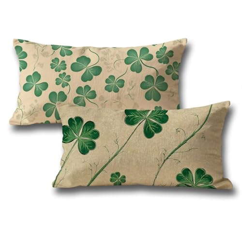 Kissen Grün Kissenbezug 40x60 2er Set Rechteckig Leinen Kopfkissen Anlage Muster Doppelseitiger Druck Kissenbezug Herbstdeko Kissenbezüge für Wohnzimmer Schlafzimmer Halloween Deko Sofakissen z-236 Kissen Grün Kissenbezug 40x60 2er Set Rechteckig Leinen Kopfkissen Anlage Muster Doppelseitiger Druck Kissenbezug Herbstdeko Kissenbezüge für Wohnzimmer Schlafzimmer Halloween Deko Sofakissen z-236 von Roogsoo
