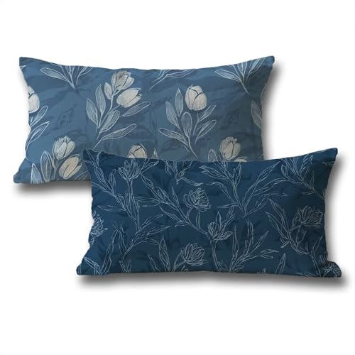 Kissen Marineblau Kissenbezug 50x90 2er Set Rechteckig Samt Kopfkissen Anlage Doppelseitiger Druck Kissenbezug Herbstdeko Kissenbezüge für Wohnzimmer Schlafzimmer Halloween Deko Sofakissen z-250 Kissen Marineblau Kissenbezug 50x90 2er Set Rechteckig Samt Kopfkissen Anlage Doppelseitiger Druck Kissenbezug Herbstdeko Kissenbezüge für Wohnzimmer Schlafzimmer Halloween Deko Sofakissen z-250 von Roogsoo