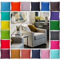 Kissenbezug Aus 100% Reiner Baumwolle in 16 Farben, Rückseite Mit Umschlag von RoojCollection