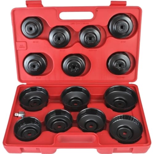 Rooks OK 02,0640-coupe-clé für Ölfilter 15 teilig von Rooks