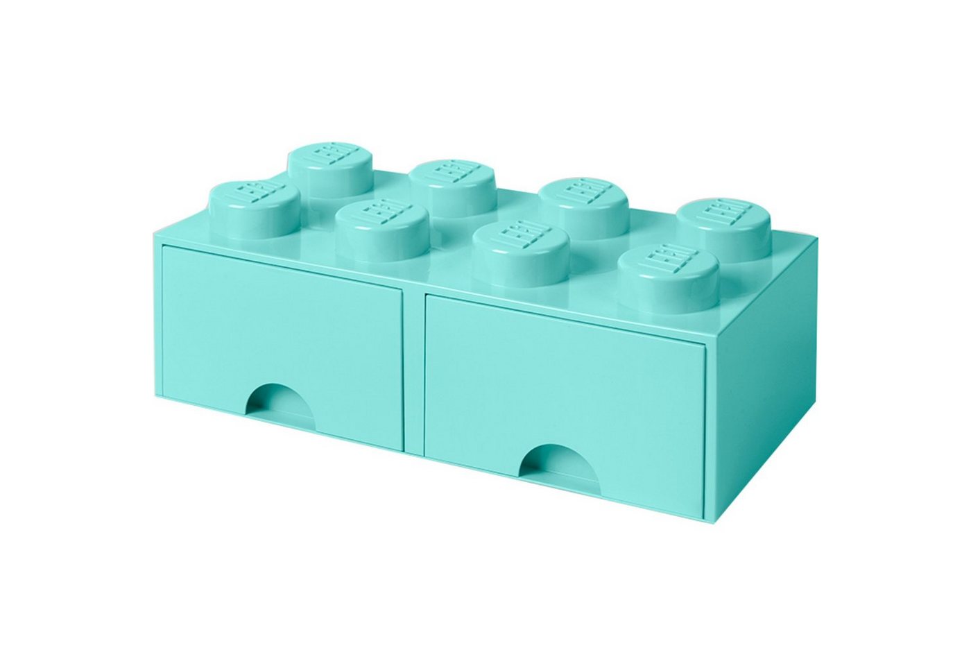 Room Copenhagen Aufbewahrungsbox LEGO Brick Drawer 8 aquablau von Room Copenhagen