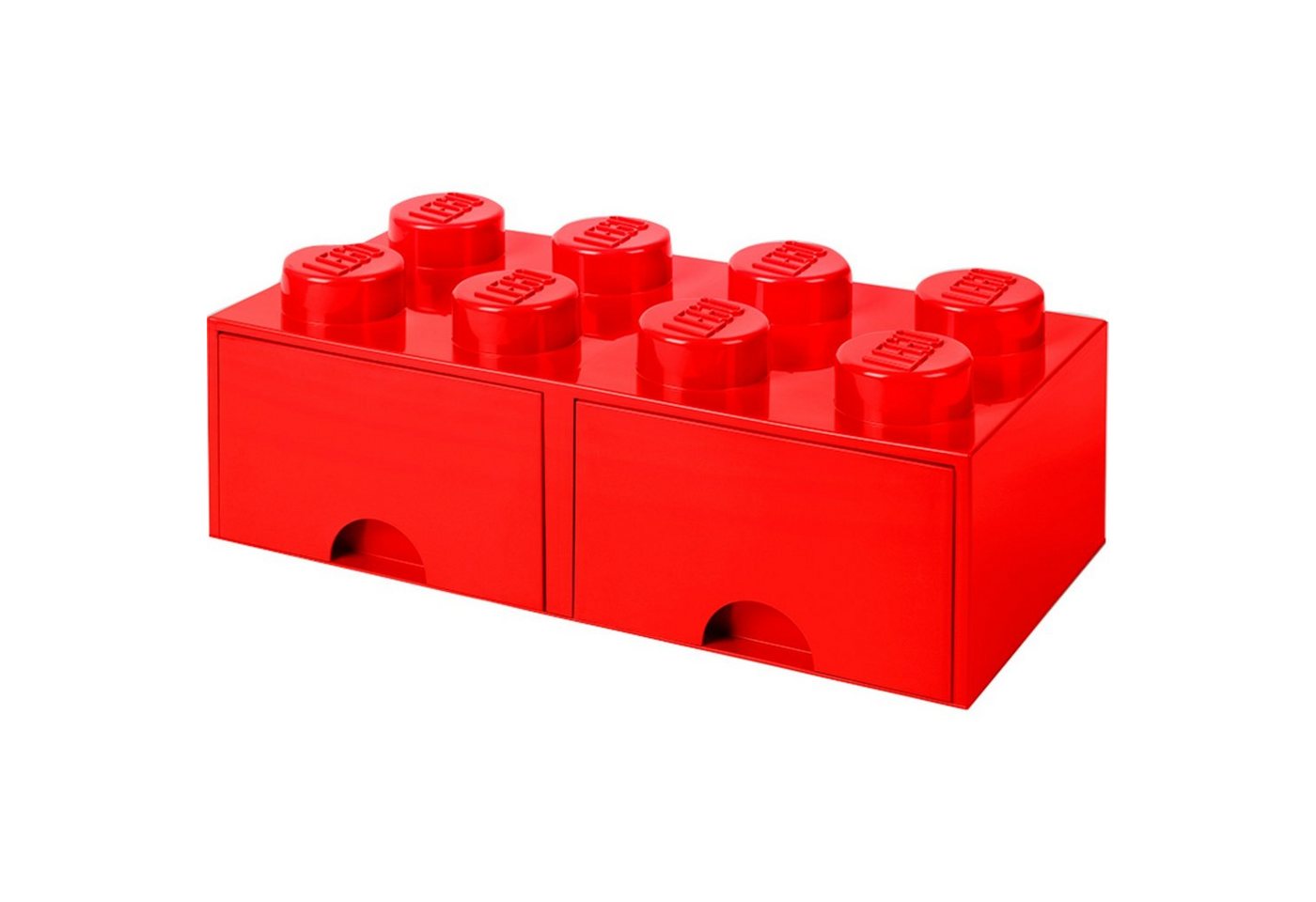 Room Copenhagen Aufbewahrungsbox LEGO Brick Drawer 8 rot von Room Copenhagen