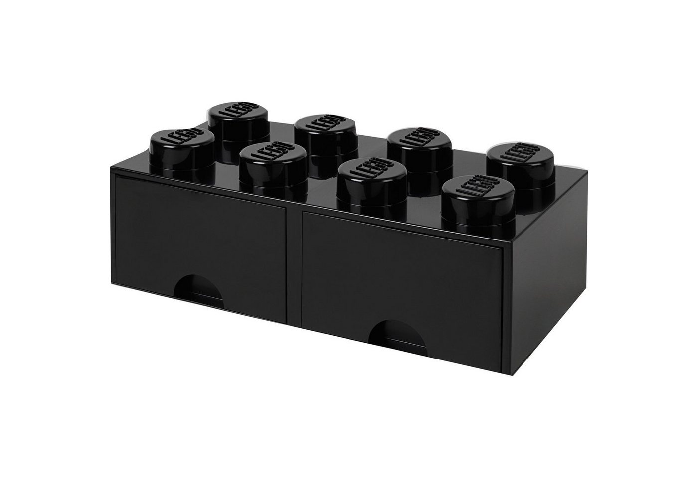 Room Copenhagen Aufbewahrungsbox LEGO Brick Drawer 8 schwarz von Room Copenhagen