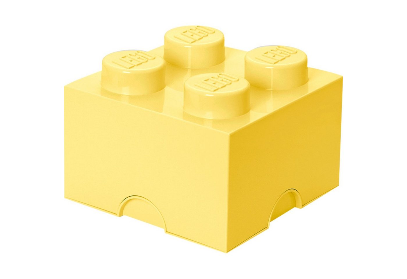 Room Copenhagen Aufbewahrungsbox LEGO Storage Brick 4 pastellgelb von Room Copenhagen