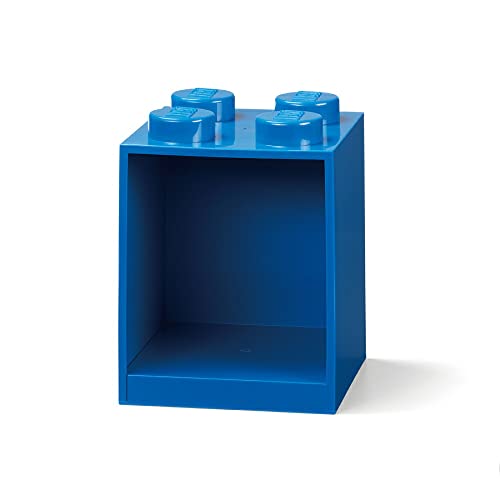 Room Copenhagen LEGO-Bausteinregal mit 4 Knöpfen, Blau, one size von Room Copenhagen