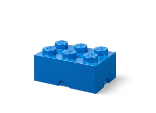 Room Copenhagen LEGO Storage Brick 6, Red (Blau) von Room Copenhagen