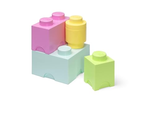 Room Copenhagen Lego Storage Brick Multipack L, stapelbare Aufbewahrungsboxen, Set mit 4 Stück, Perfekter Lego Organizer, Schreibtisch-Aufbewahrungslösung und Raumaufbewahrungseinheit für Kinder Room Copenhagen Lego Storage Brick Multipack L, stapelbare Aufbewahrungsboxen, Set mit 4 Stück, Perfekter Lego Organizer, Schreibtisch-Aufbewahrungslösung und Raumaufbewahrungseinheit für Kinder von Room Copenhagen
