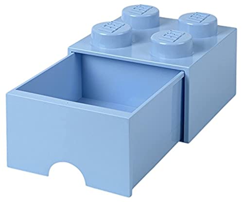 Room Copenhagen Schublade Brick drawer 4", Plastik, Hellblau, 25 x 25 x 18 cm von Room Copenhagen