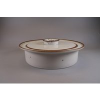 1 Terrine Mit Deckel Brown Mist Collection Dansk Designs Denmark, Vintage 1970S von RoomLightDesign