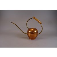 Kupferkanne Vintage Mit Bambus Griff von RoomLightDesign