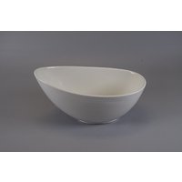 Vintage Rörstrand Schale Oval Swedish Mid-Century Design von RoomLightDesign