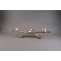 Wmf Wilhelm Wagenfeld Kerzenständer Silber Modularer Kerzenhalter Tischleuchter von RoomLightDesign