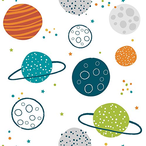 Colorful Planets Selbstklebende Tapete Colorful Planets Selbstklebende Tapete von RoomMates