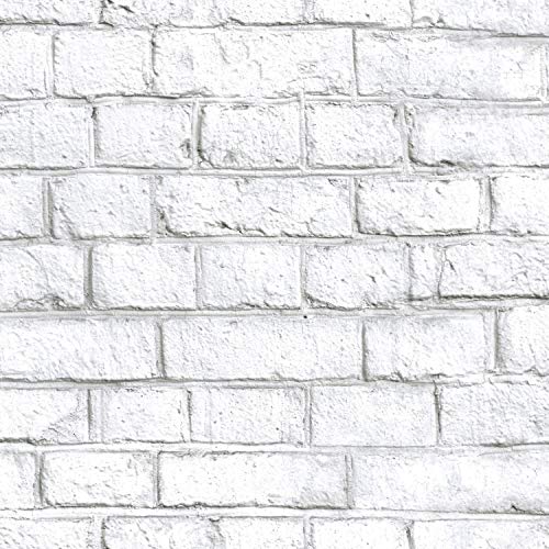 RM STUDIO WHITE BRICK PEEL & STICK WALLPAPER von RoomMates