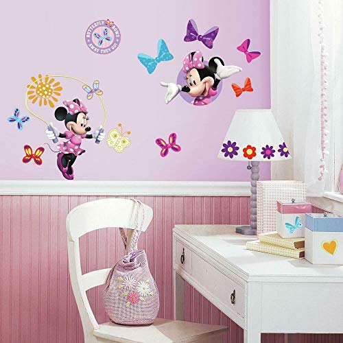 Joy Toy RM-Disney Minnie und Daisy Wandtattoo, PVC, Natur, 29 x 13 x 2.5 cm von RoomMates