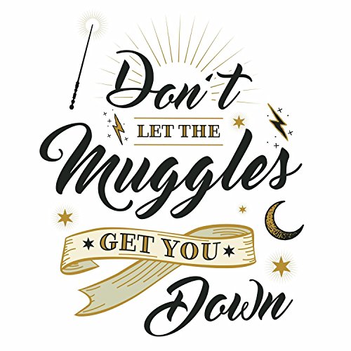 RoomMates RMK3608GM Wandaufkleber, Motiv: Harry Potter Muggles Zitat von RoomMates