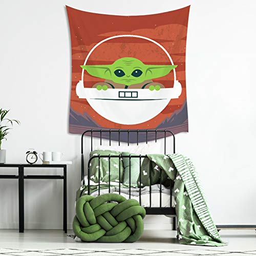 RoomMates TAP4533LG Star Wars Grogu Baby Yoda Wandteppich von RoomMates