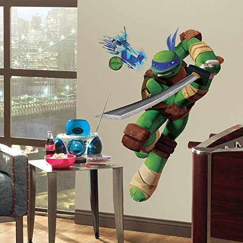 RoomMates Teenage Mutant Ninja Turtles Leo WANDSTICKER ** Peel & Stick Giant Wall Decals von RoomMates