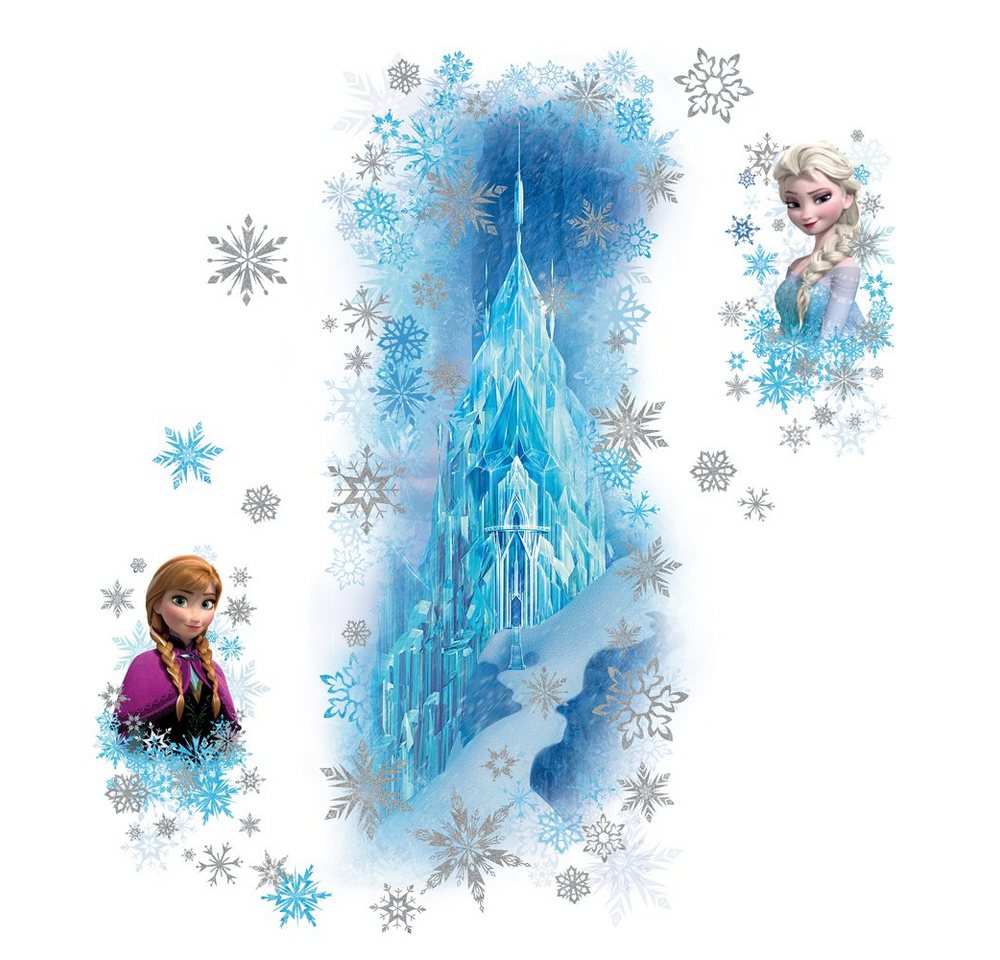 RoomMates Wandsticker DISNEY Frozen Eispalast glitzernd von RoomMates