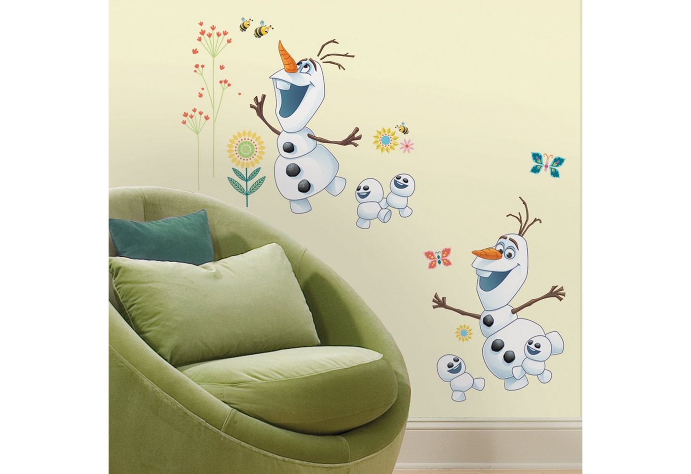 RoomMates Wandsticker DISNEY Frozen Olaf im Frühling von RoomMates