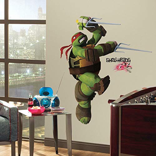 RoomMates Wandsticker Kinderzimmer – Teenage Mutant Ninja Turtles Raphael von RoomMates