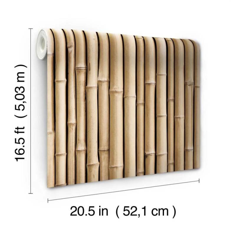 RoomMates Wandsticker PEEL & STICK Wallpaper - Bambus von RoomMates